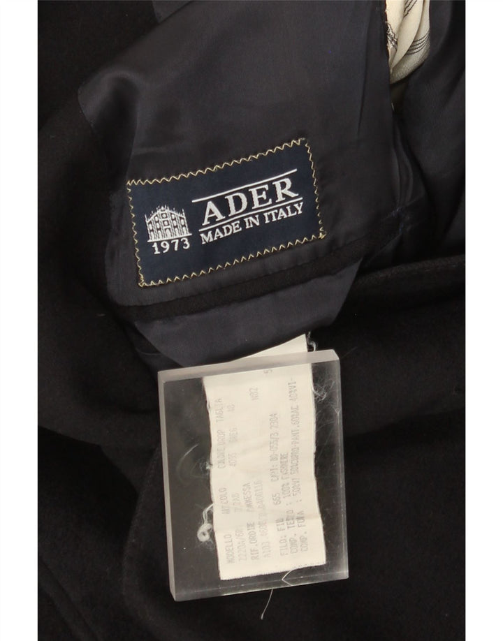 Giacca blazer da uomo a 3 bottoni Ader IT 48 medio nero in cashmere