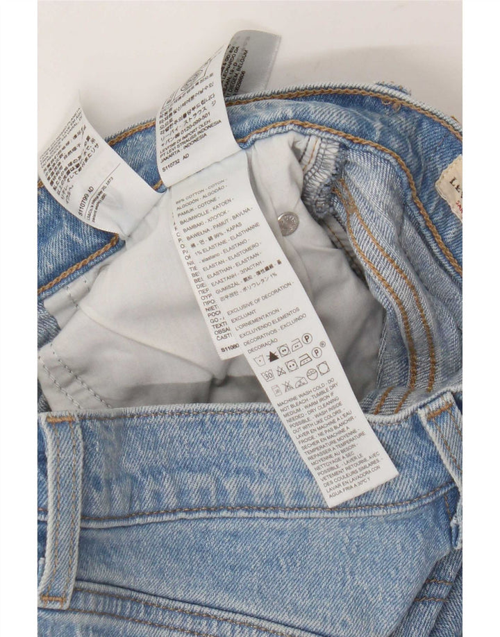 Jeans svasati a vita alta da donna Levi's W26 L32 cotone blu