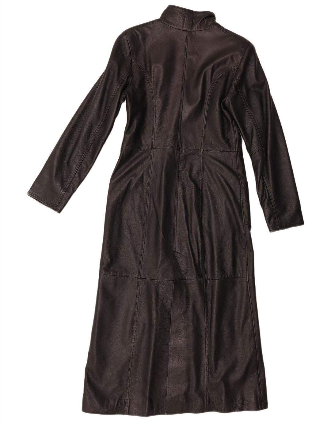 Cappotto in pelle da donna Wake UK 12 Pelle nera media