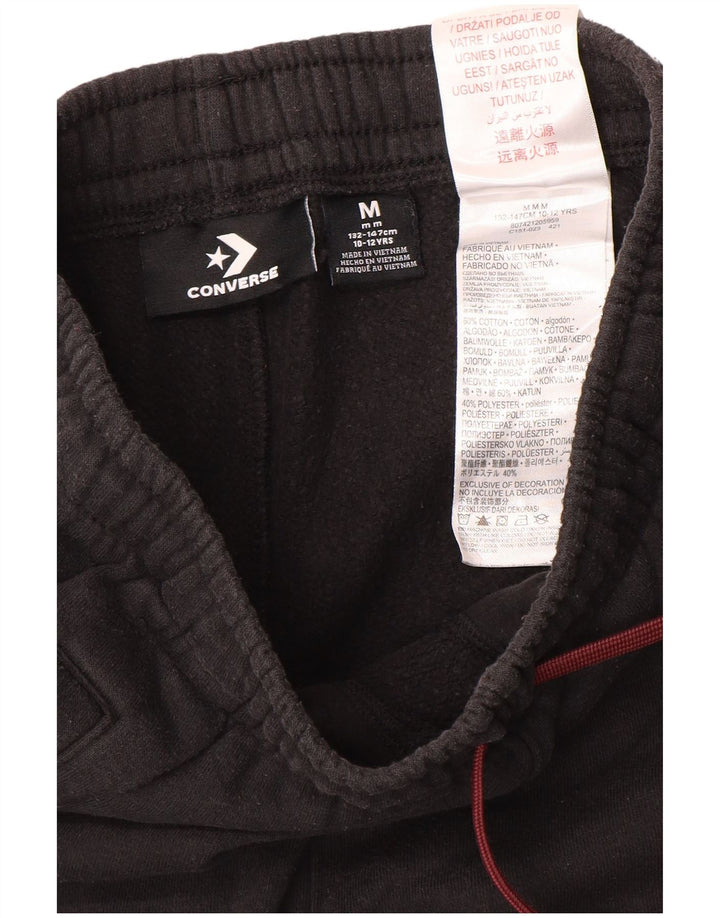 Converse Pantaloni da tuta grafica da ragazzo Joggers 10-11 anni Medio Nero
