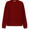Maglione maglione girocollo da uomo Marks & Spencer medio bordeaux in acrilico