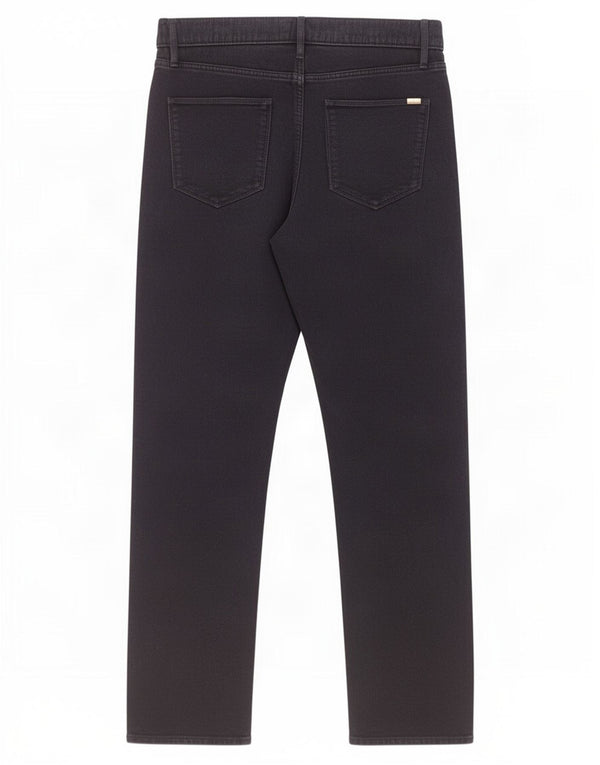 Pantaloni casual dritti da uomo Marks & Spencer W34 L31 cotone blu navy