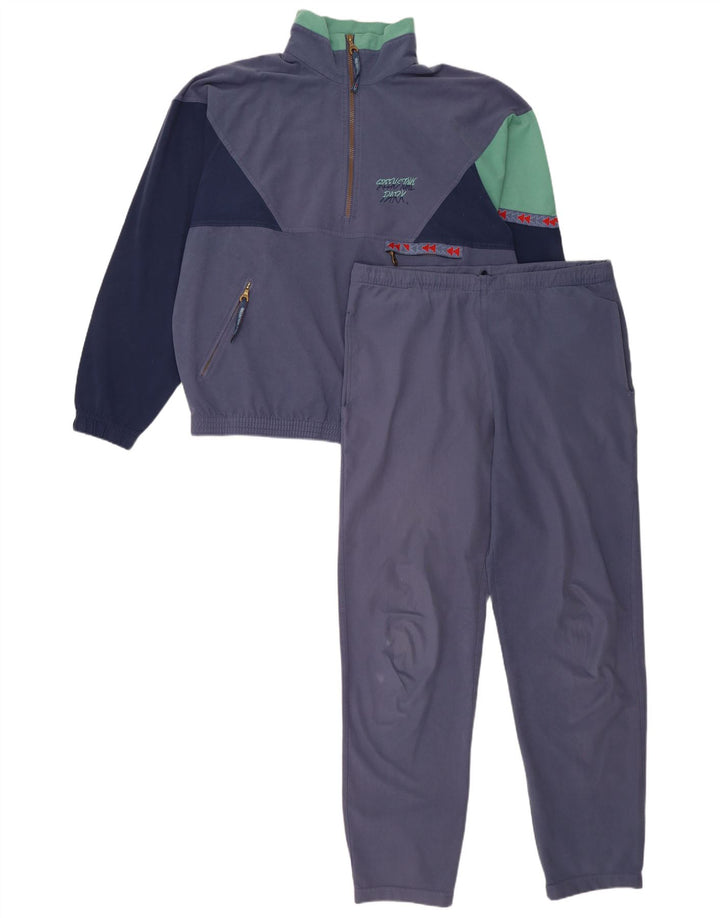 Tuta intera da uomo Greenstone Park Large in poliestere geometrico blu navy
