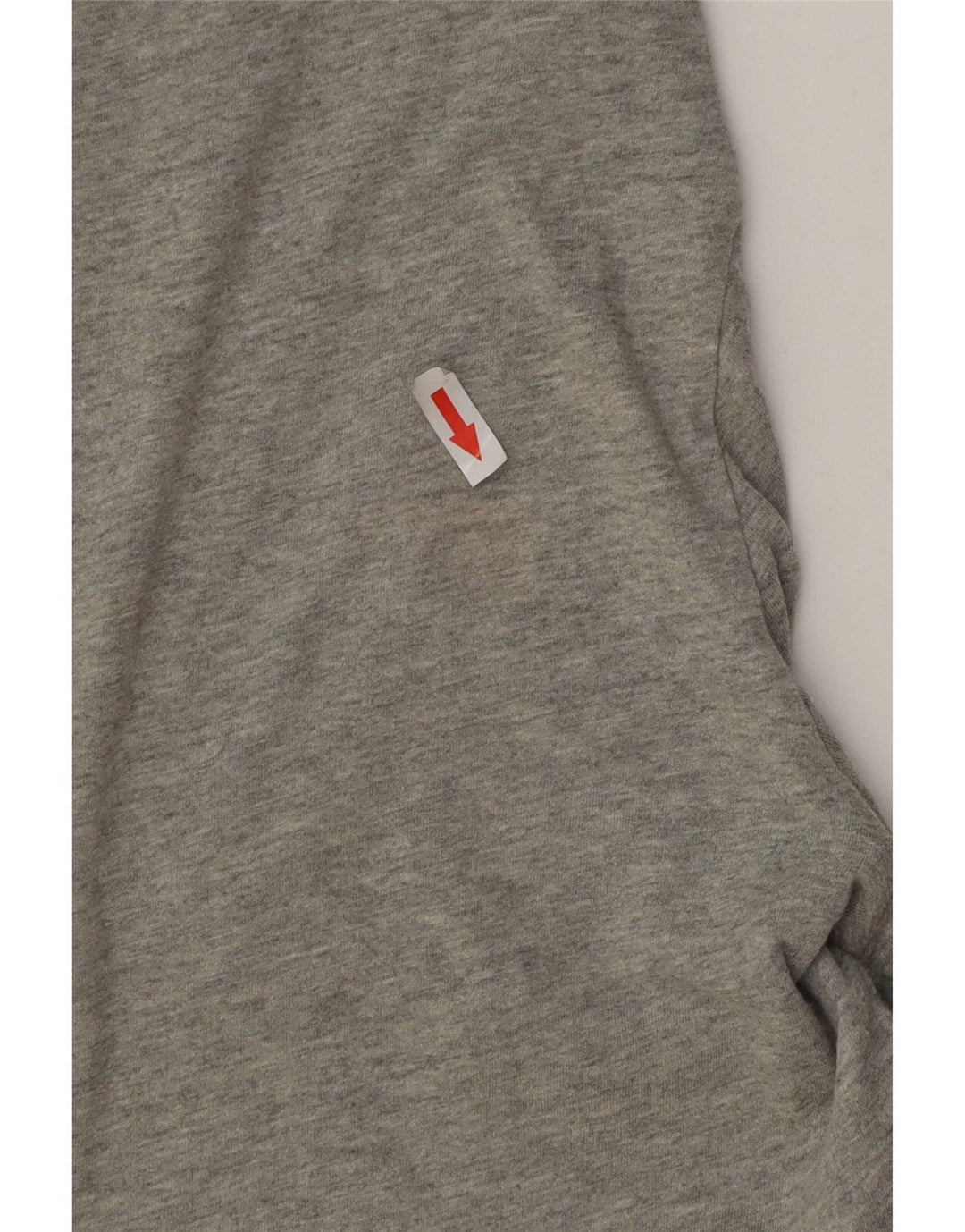T-shirt da uomo Tommy Hilfiger Top grande in cotone grigio