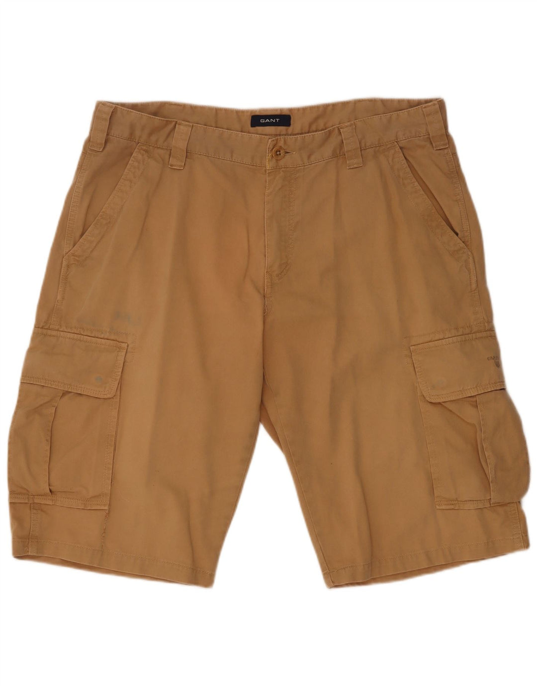 Pantaloncini cargo da uomo Gant W36 grandi in cotone beige