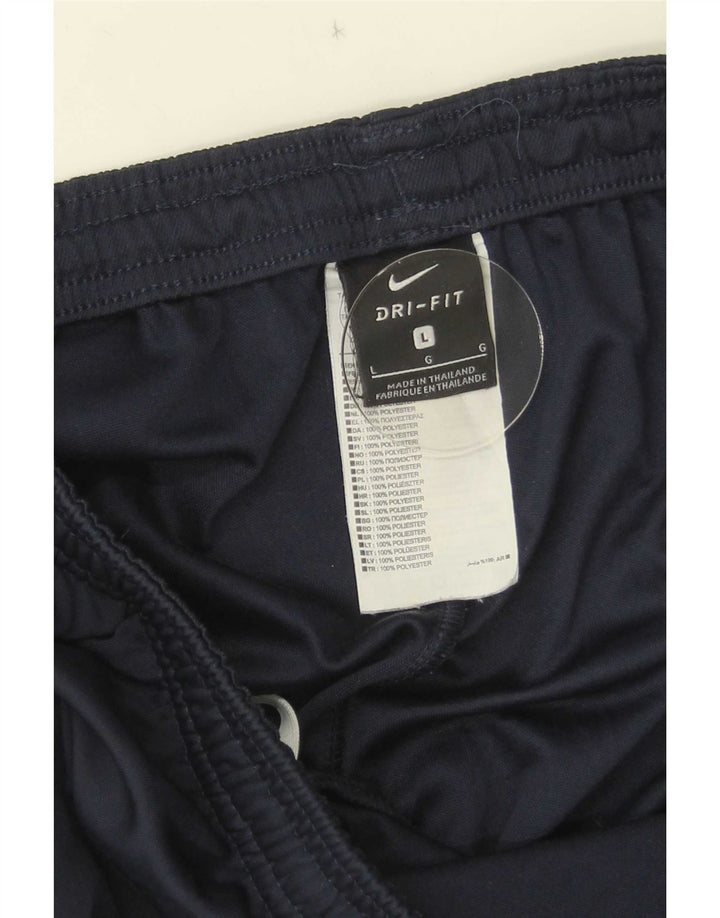 Pantaloni da tuta da uomo Nike Large in poliestere blu navy