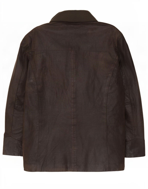 Giacca in pelle da uomo Bata IT 54 2XL Marrone