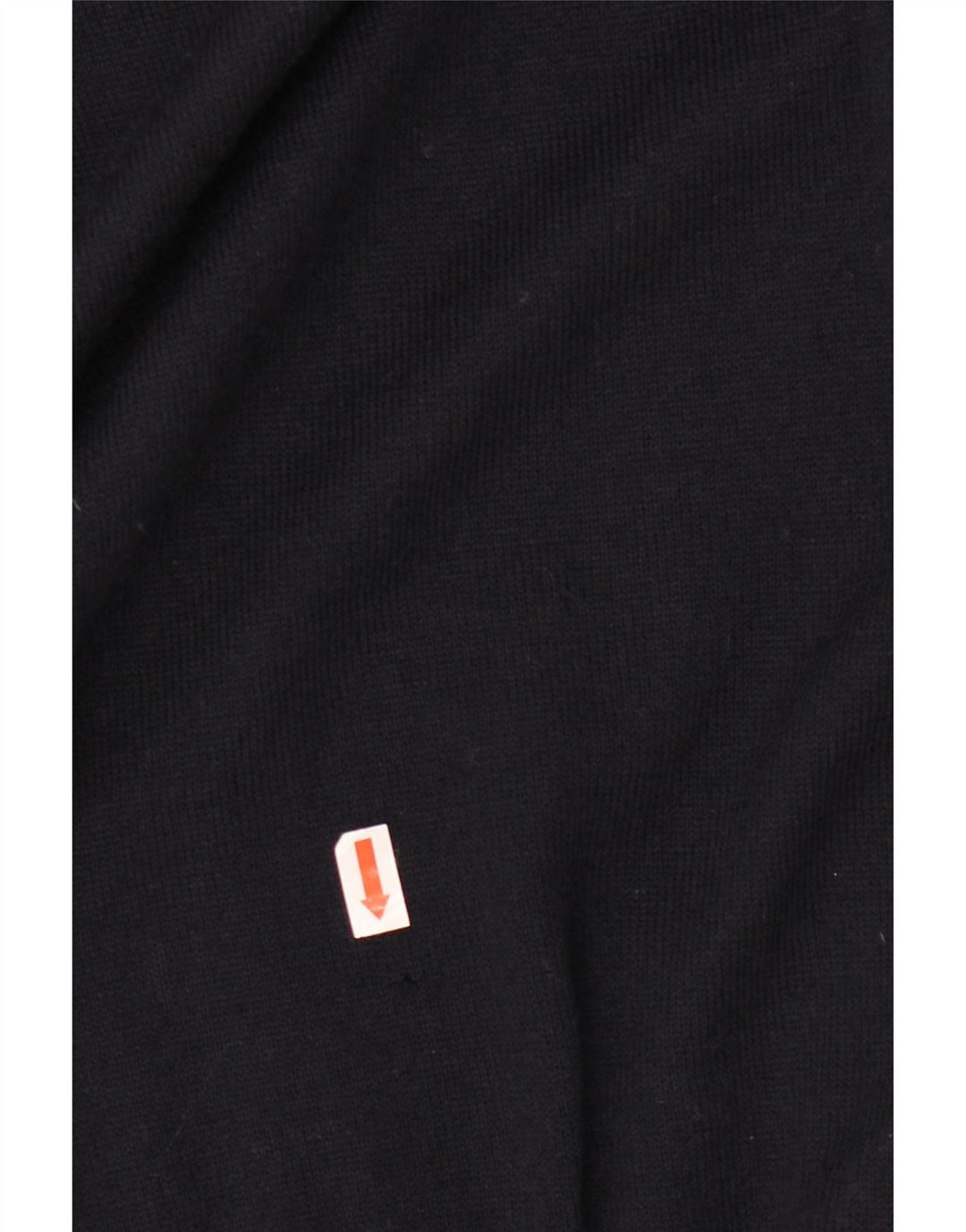 VINTAGE Maglione da uomo con scollo a barca blu navy medio