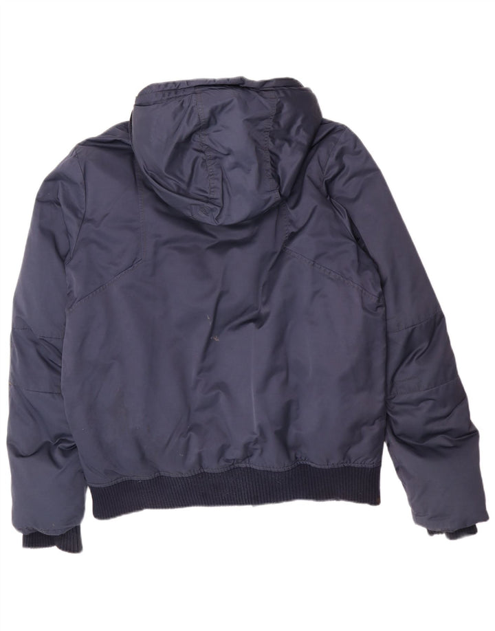 Giacca imbottita con cappuccio da uomo G-Star UK 42 XL Blu navy in poliammide