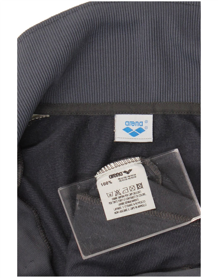 Giacca da ginnastica grafica da donna Arena UK 10 piccola poliestere grigio