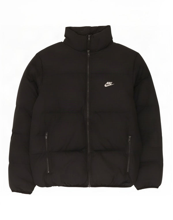 Giacca imbottita Nike da uomo dal taglio ampio UK 34 XS poliestere nero