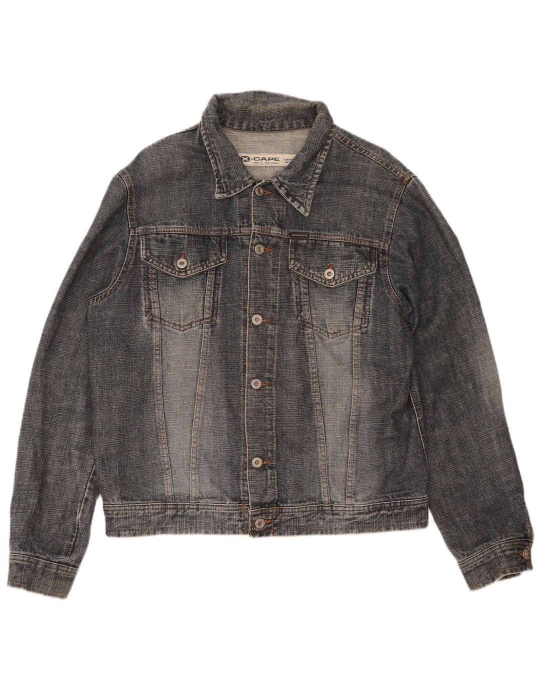 Giacca di jeans da uomo X-Cape UK 42 XL Cotone blu