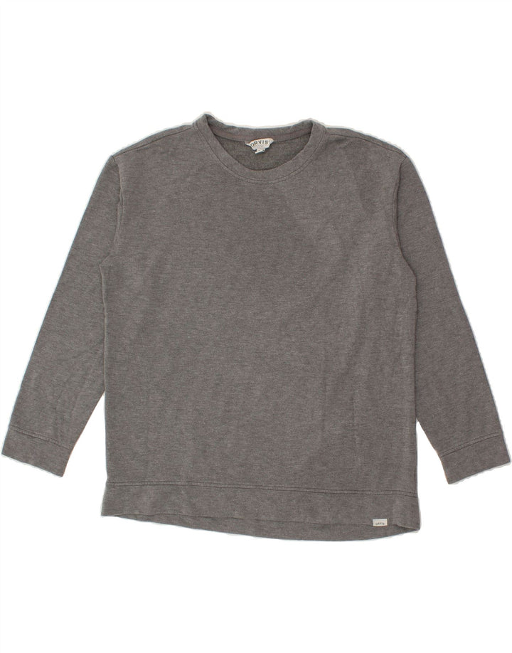 ORVIS Womens Sweatshirt Jumper UK 14 Medium Grey Cotton Vintage Orvis and Second-Hand Orvis from Messina Hembry 