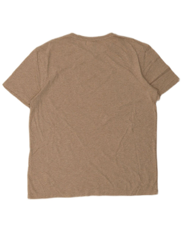 T-shirt da uomo Polo Ralph Lauren Top in cotone beige medio