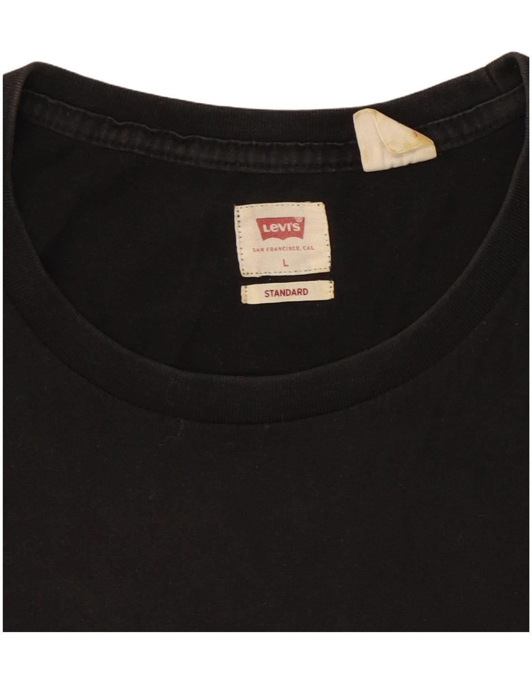 T-shirt standard da uomo Levi's Top grande nera