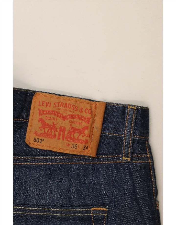Levi's Uomo 501 Jeans dritti W36 L30 Cotone Blu