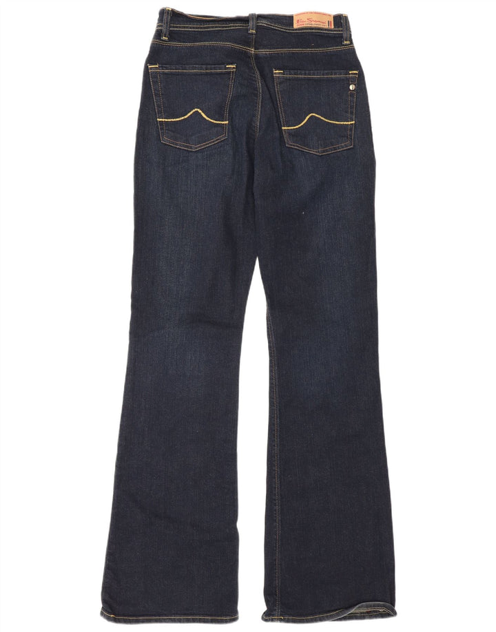Jeans bootcut da donna Ben Sherman W28 L32 cotone blu navy