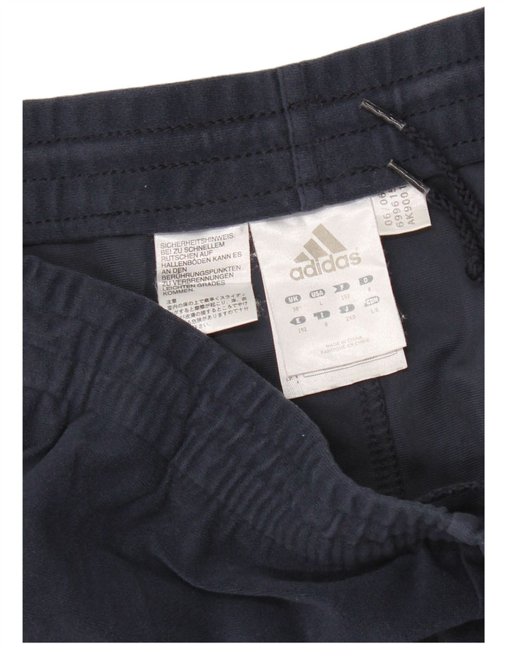Pantaloni da tuta da uomo Adidas XL poliestere blu navy