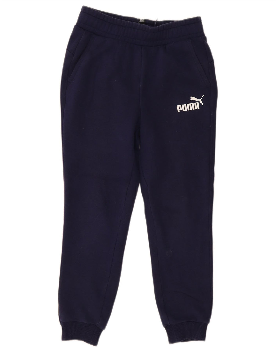 Pantaloni della tuta da ragazzo PUMA Joggers 11-12 anni in cotone blu navy
