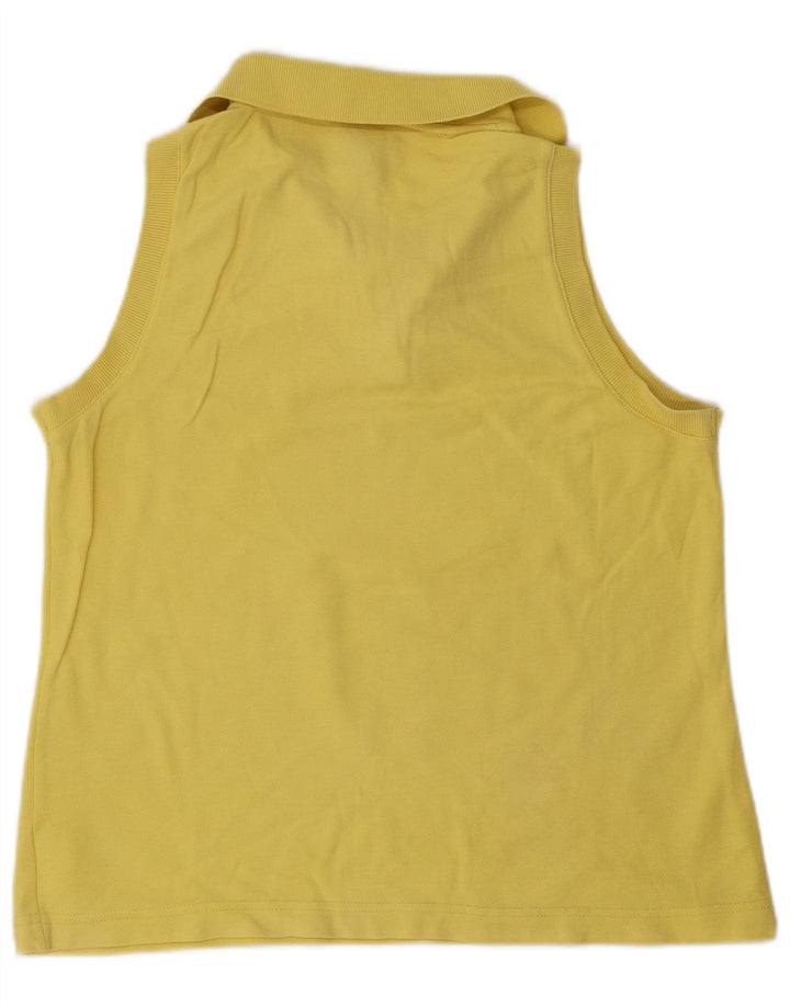 Polo senza maniche da donna Fila IT 46 Large gialla