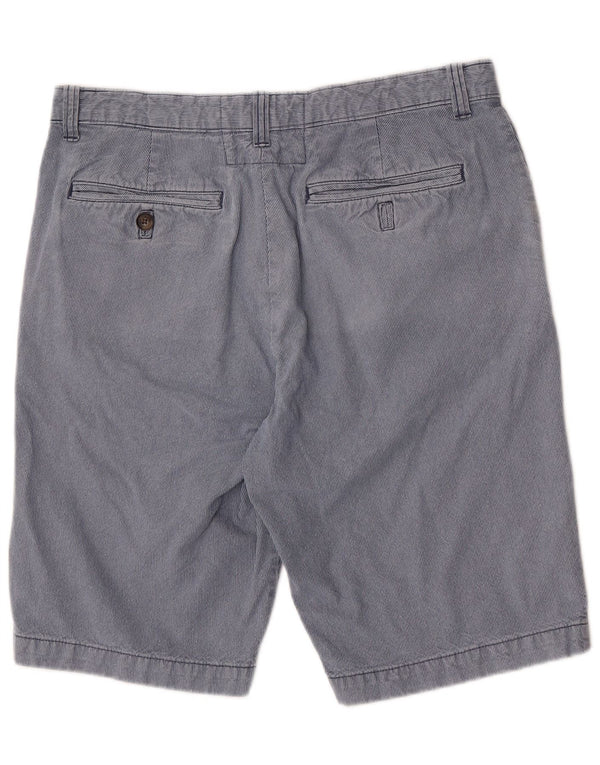 Pantaloncini chino regolari da uomo Jack Wills W34 grande cotone gessato blu