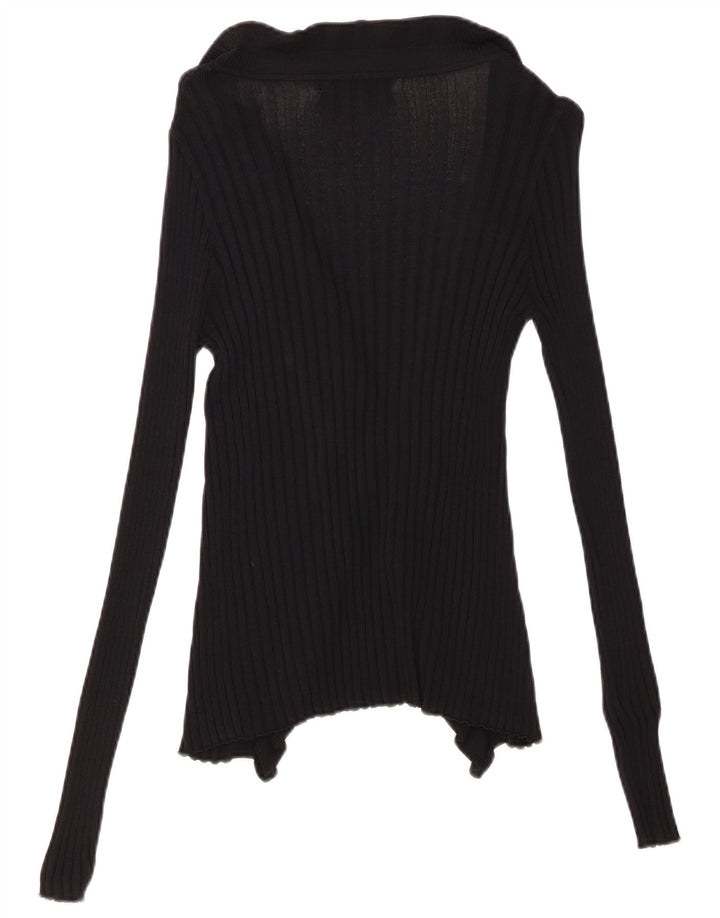 Top cardigan da donna Zara UK 12 medio nero