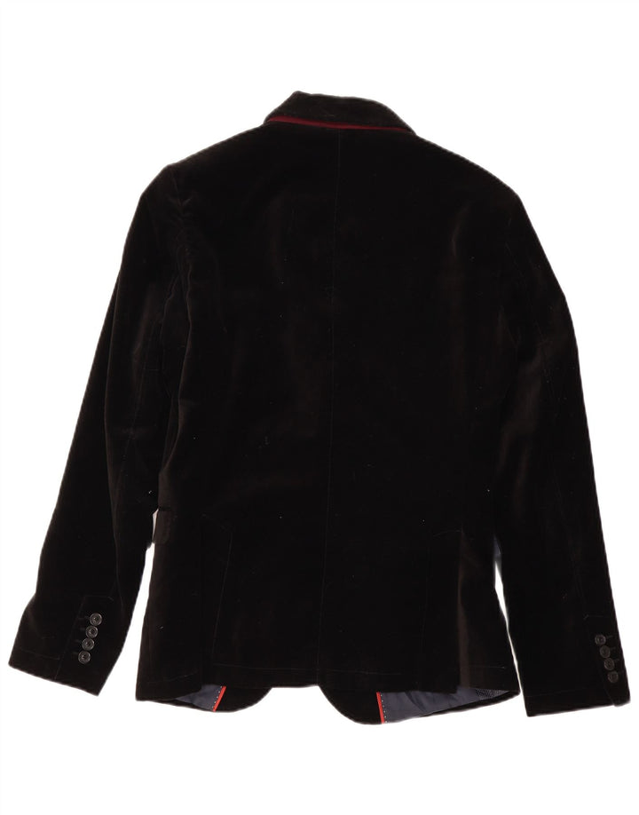 Giacca blazer a 2 bottoni da uomo Zara EU 46 piccola in cotone nero