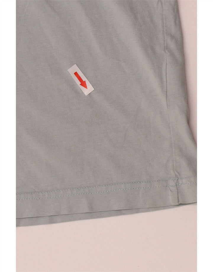 T-shirt grafica da uomo Ted Baker taglia 4 grande in cotone blu