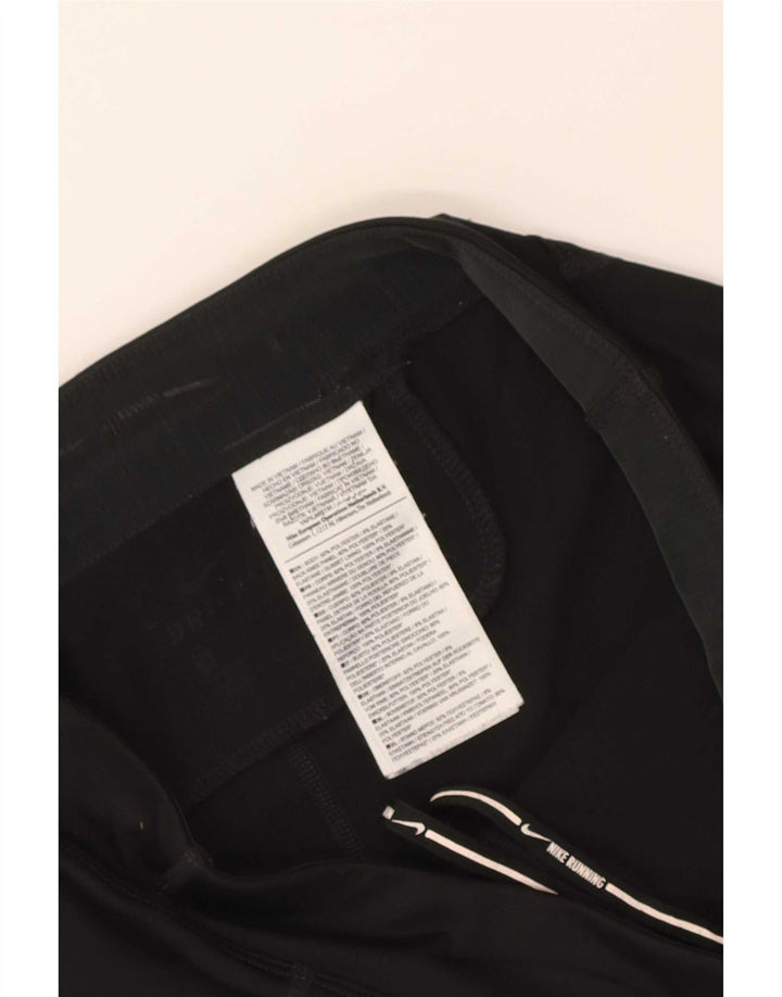 Pantaloncini sportivi Nike da donna Dri Fit UK 10 piccoli poliestere nero