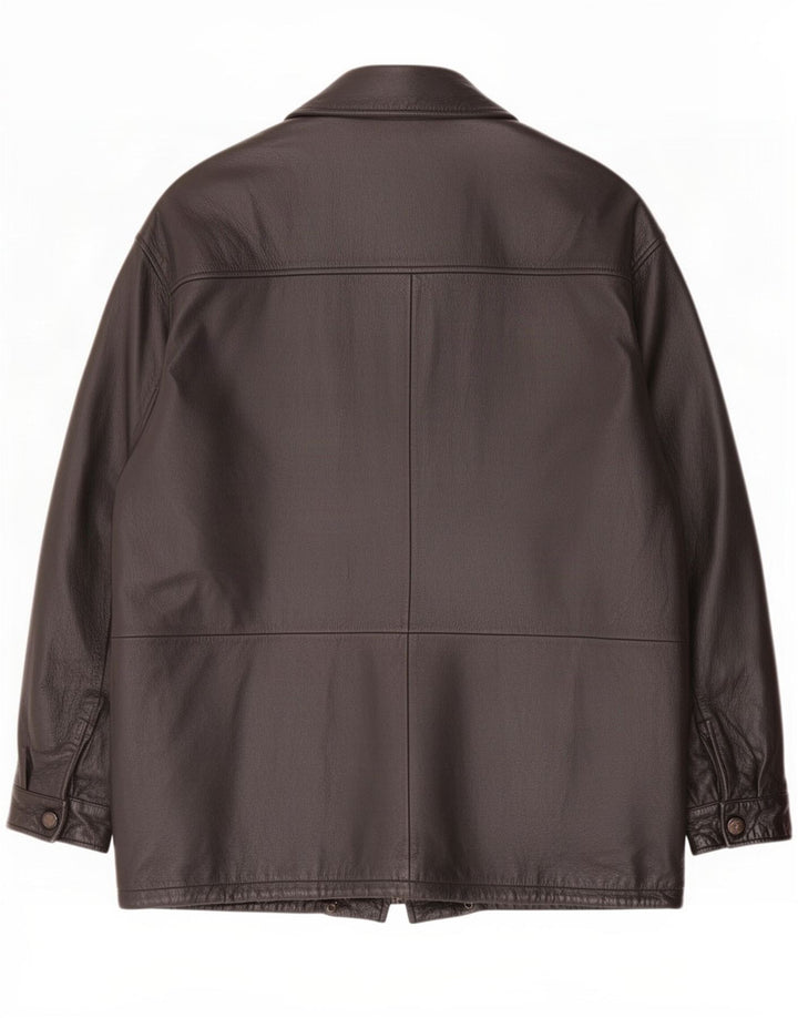 Cappotto in pelle da uomo Rover & Lake IT 52 XL Marrone