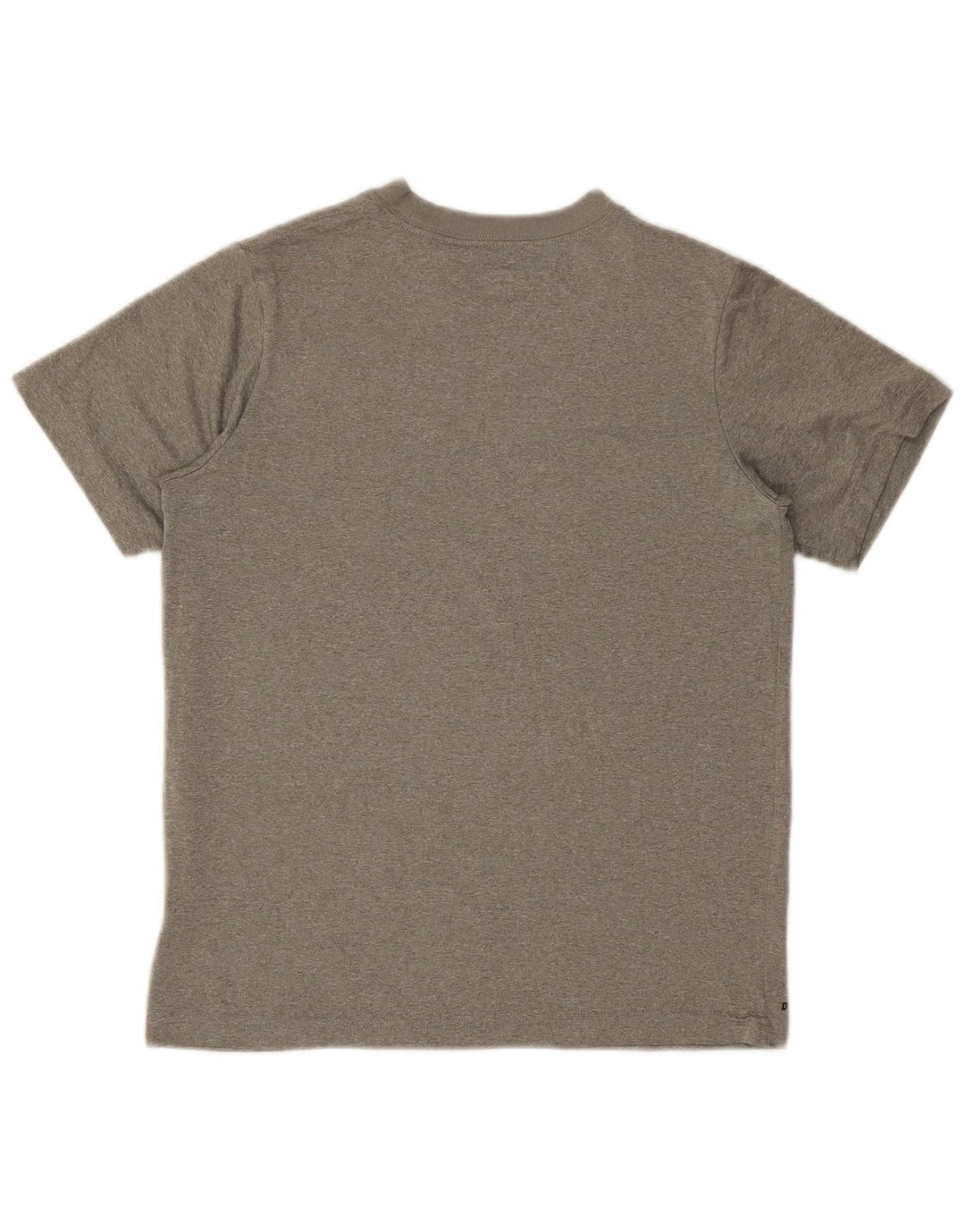T-shirt grafica Nike Dri Fit da donna, taglia UK 14, grande poliestere chiazzato grigio