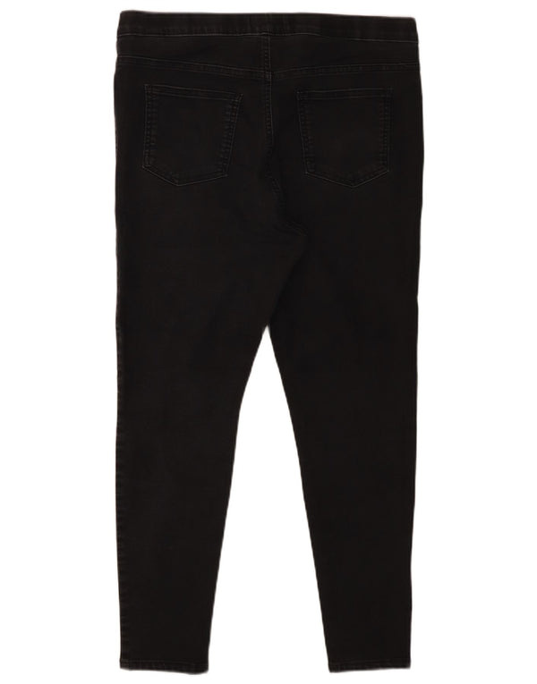 Jeans Jeggings da donna Marks & Spencer UK 16 Large W34 L25 Cotone nero