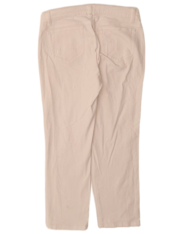 Jeans dritti da donna Orvis US 10 Large W30 L28 Cotone bianco