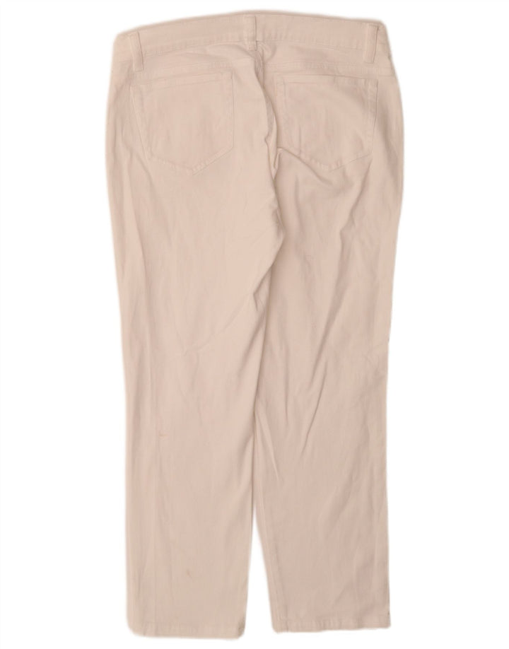 Jeans dritti da donna Orvis US 10 Large W30 L28 Cotone bianco