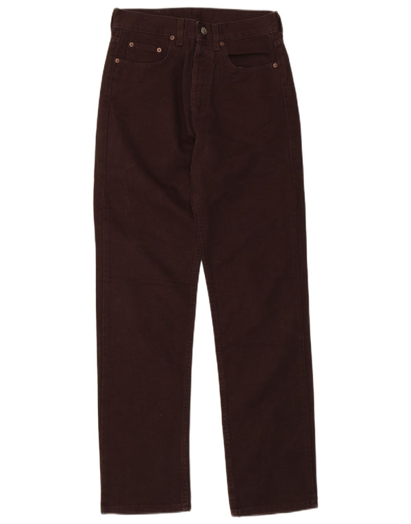 Jeans dritti a vita alta da donna Rifle W30 L32 cotone marrone