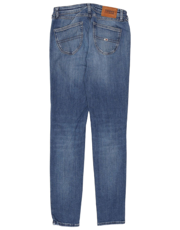 Tommy Hilfiger Donna Sophie Jeans skinny a vita bassa W26 L30 Cotone blu