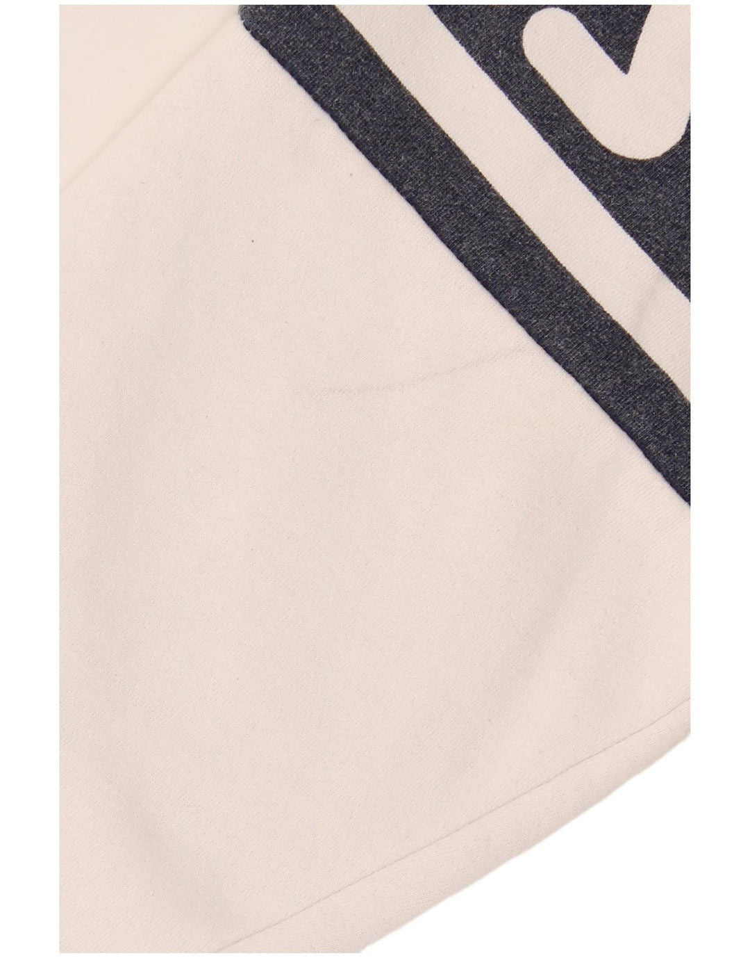 Felpa grafica da uomo Fila IT 52 Large White Colourblock Cotton
