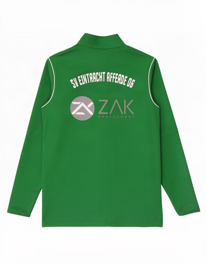 Giacca da ginnastica Nike Dri Fit Graphic da uomo, grande, in poliestere verde
