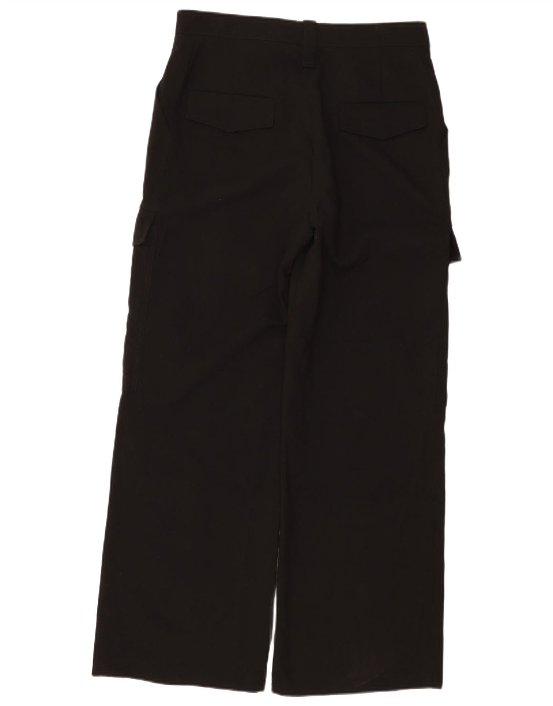 Pantaloni cargo Zara da donna a gamba larga medi W28 L30 neri