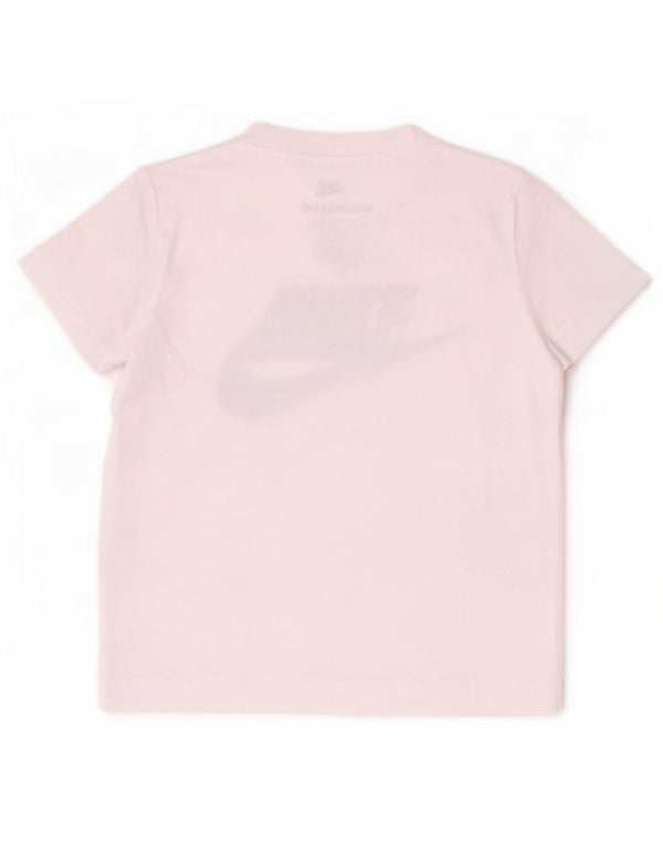 T-shirt grafica da ragazzo Nike Top 2-3 anni in cotone bianco