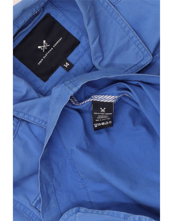 Crew Clothing Giacca multiuso da donna UK 14 Cotone blu medio
