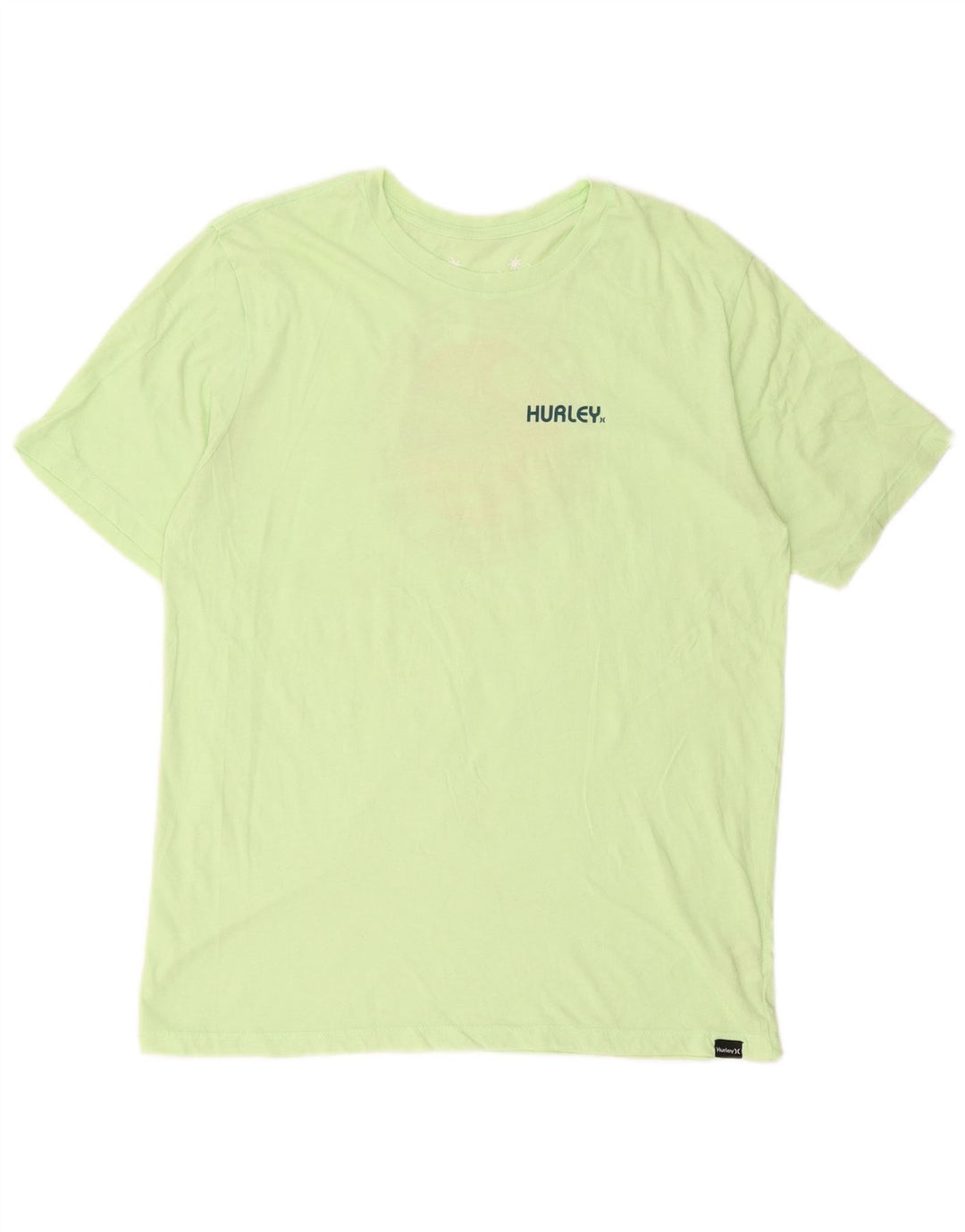 T-shirt grafica da uomo Hurley Top in cotone verde medio