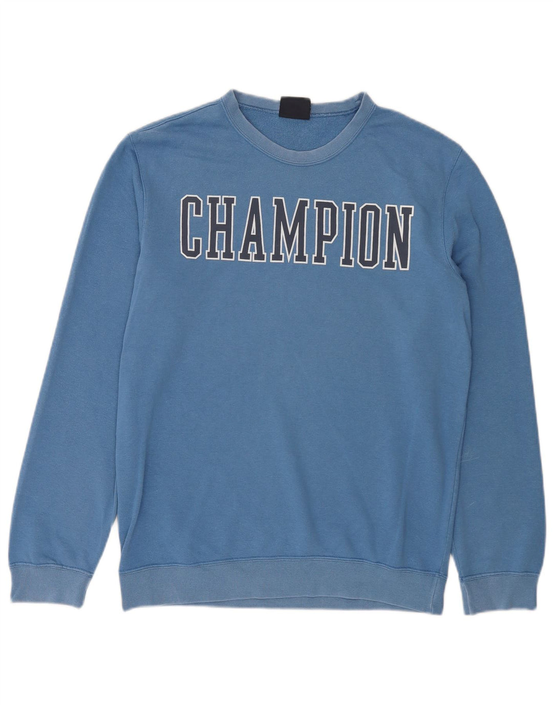 Felpa grafica da uomo Champion blu medio