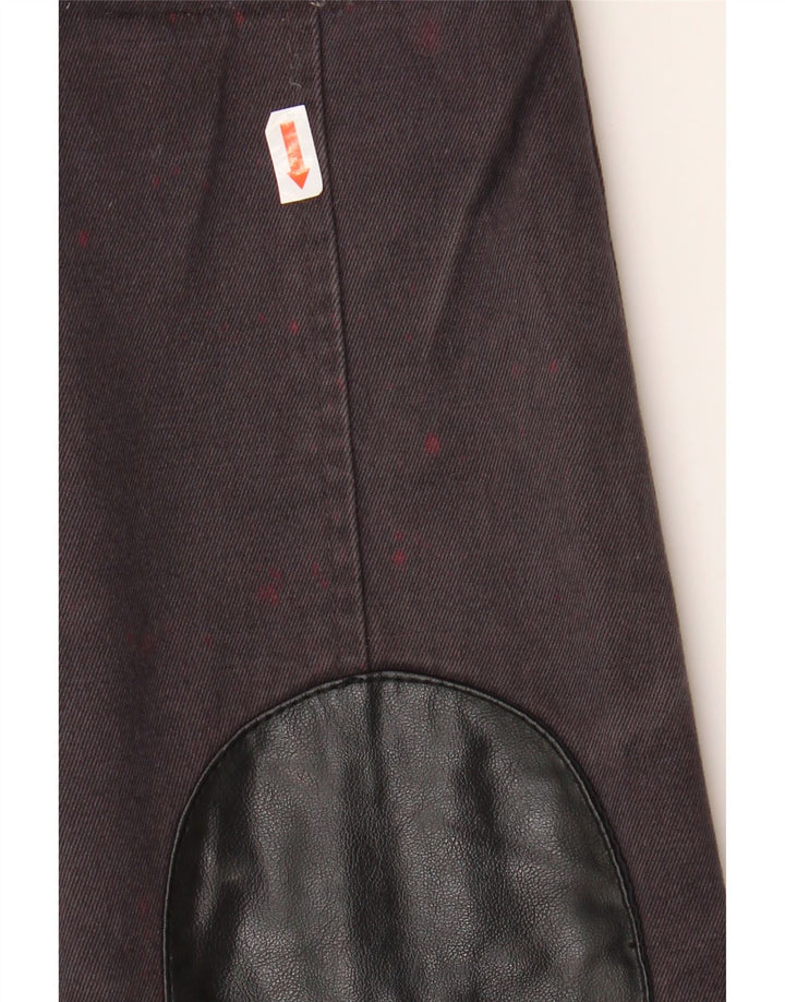 Giacca da donna con cappuccio Topshop UK 10 piccola in cotone nero