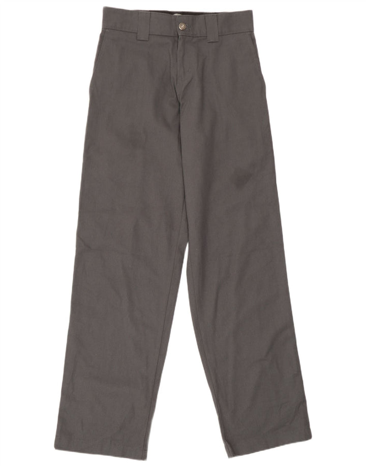 Pantaloni cargo dritti da skateboard da donna Dickies W26 L32 poliestere grigio