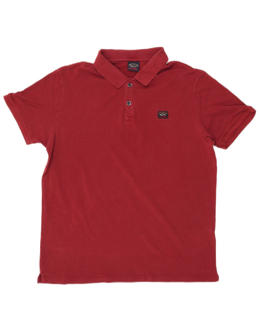 Polo da yachting da uomo PAUL & SHARK XL in cotone rosso