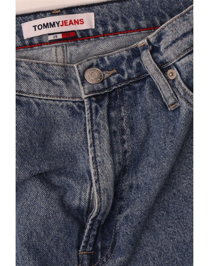 Jeans dritti da donna Tommy Hilfiger W29 L30 cotone blu