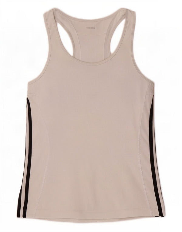 Canotta Adidas Climalite da donna UK 8 Small Poliestere bianco