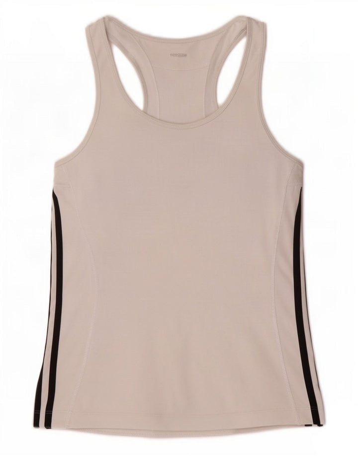 Canotta Adidas Climalite da donna UK 8 Small Poliestere bianco