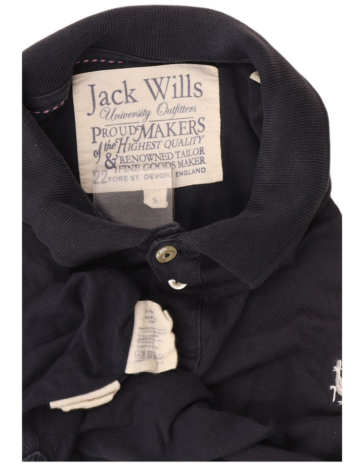 Polo da uomo Jack Wills piccola in cotone blu navy
